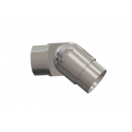 Rohrverbinder - V2A Aisi 304 - mit Gelenk - für Rohr 33,7 / 2 mm
