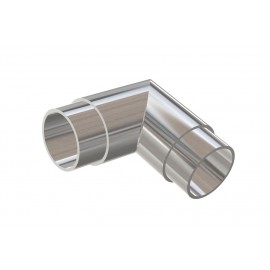 Rohrverbinder - V2A Aisi 304 - Winkelstück 90° - für Rohr 42,4 / 2 mm
