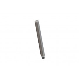 Stift V2A Aisi 304 - Ø 12 mm - gerade - 120 mm - mit Gewinde